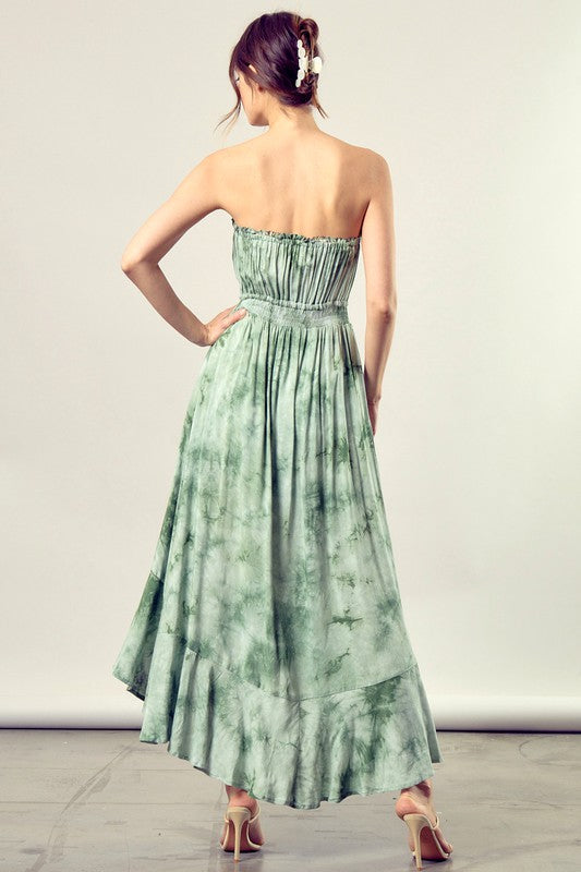 Ivy Drawstring Waist Maxi Dress