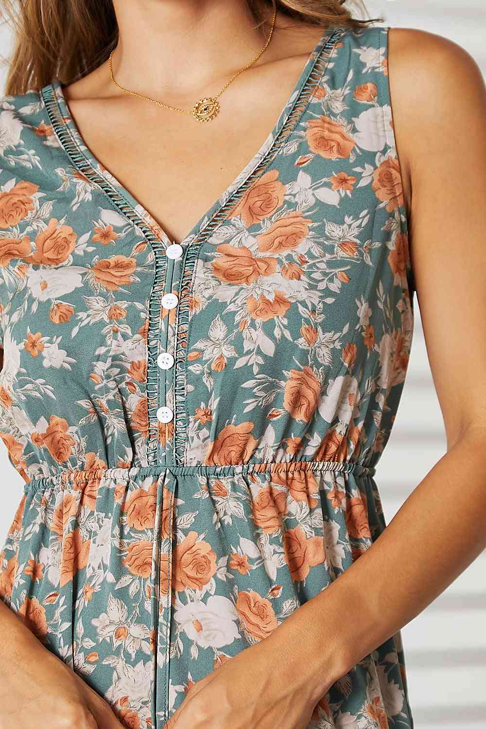 Faded Floral Dress