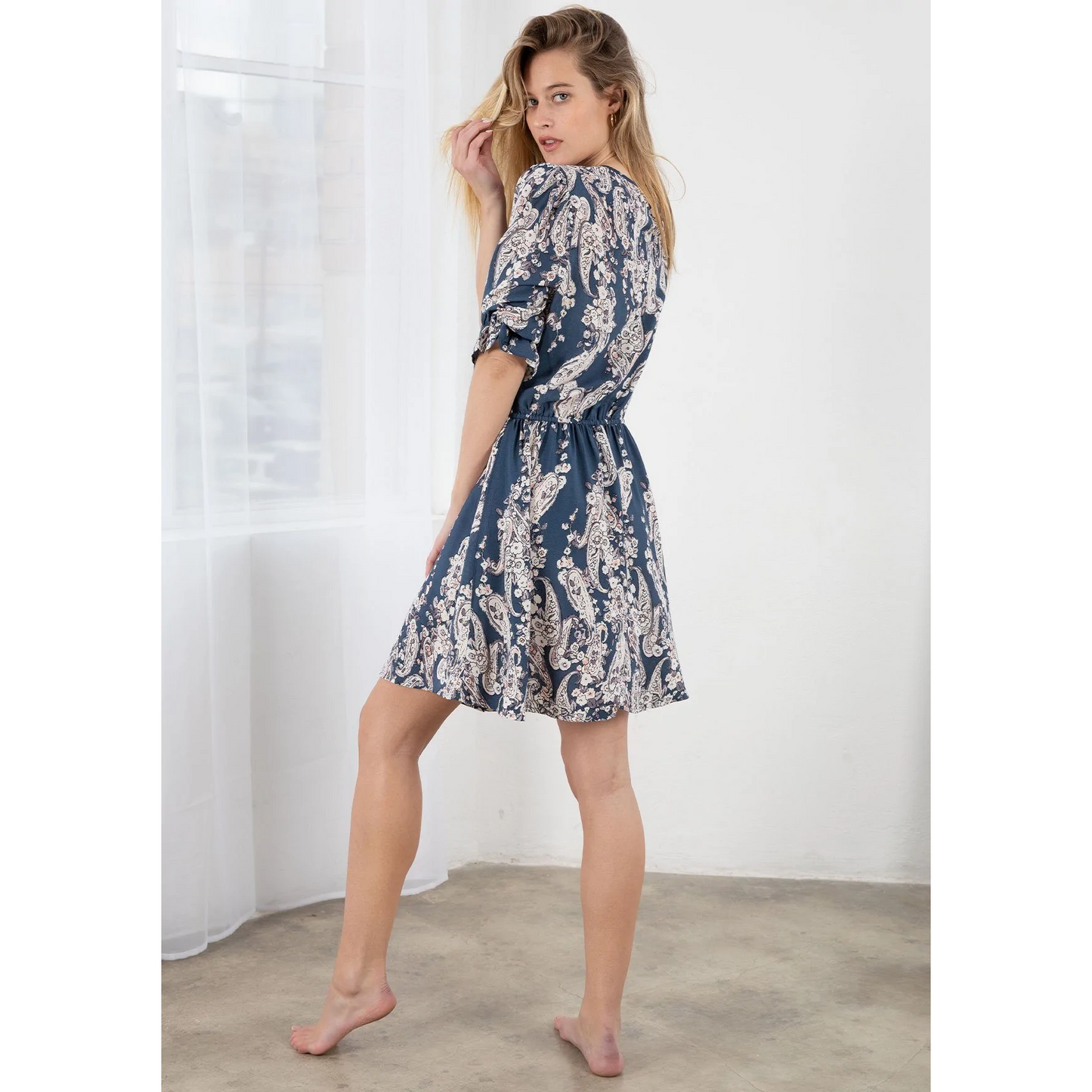 Poppy Print Dress - Fornire Boutique