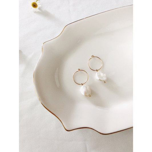 Freshwater Pearl Earrings - Fornire Boutique