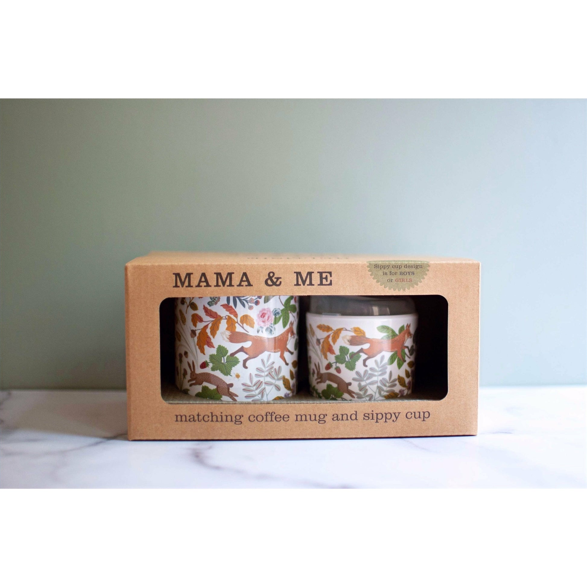Woodland Mama and Me Cup + Sippy Set - Fornire Boutique