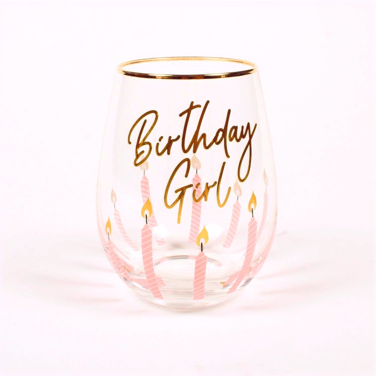 Stemless Birthday Girl Wine Glass - Fornire Boutique