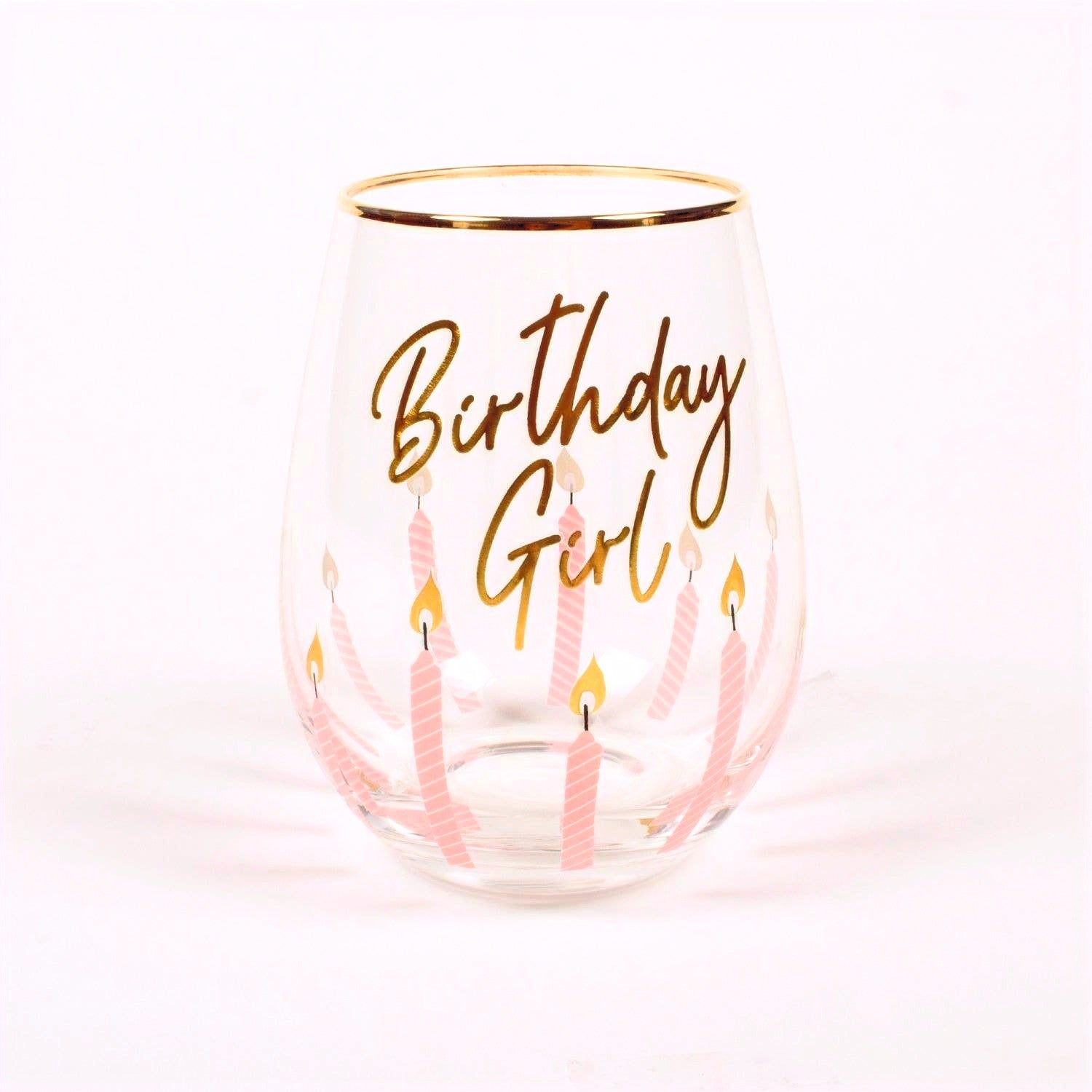 Stemless Birthday Girl Wine Glass - Fornire Boutique