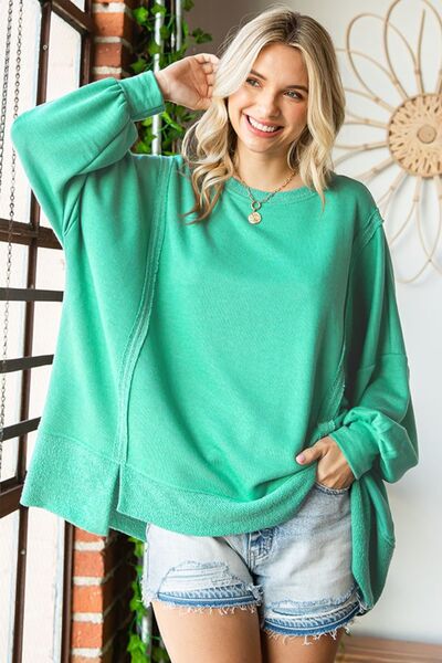 Relaxed Dropped Shoulder Top